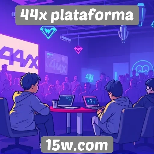 Crescimento da comunidade de jogadores na 44x plataforma